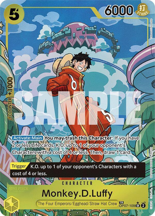 Monkey.D.Luffy (Treasure Rare) [OP07-109] OP08 - Two Legends