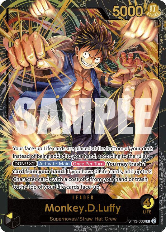 Monkey.D.Luffy [ST13-003] Premium Card Collection - Leader Collection
