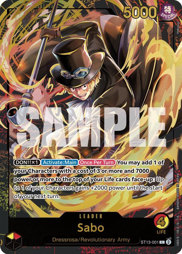 Sabo [ST13-001] Premium Card Collection - Leader Collection
