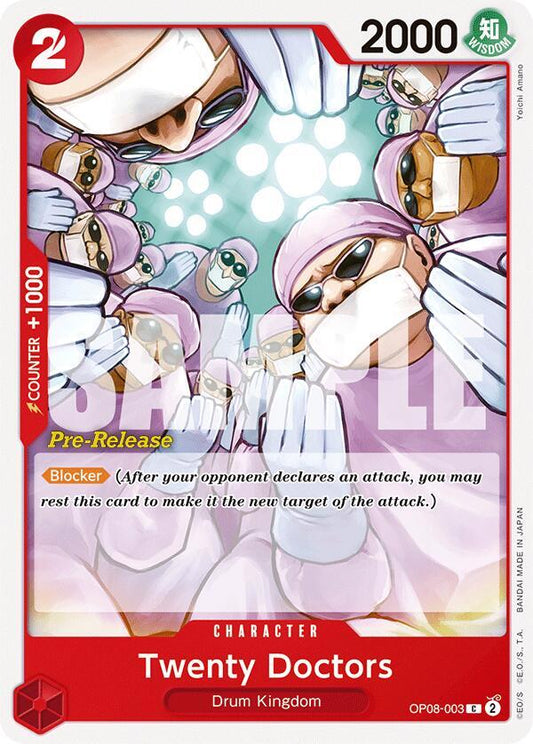 Twenty Doctors [OP08-003] OP08 Two Legends - Pre-release Pack