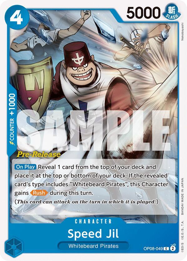 Speed Jil [OP08-049] OP08 Two Legends - Pre-release Pack
