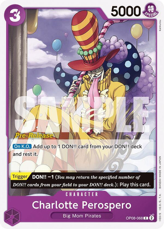 Charlotte Perospero [OP08-068] OP08 Two Legends - Pre-release Pack
