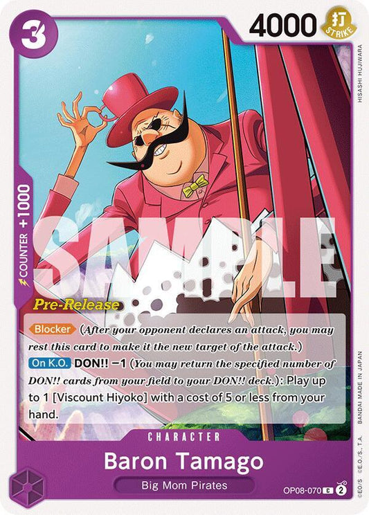 Baron Tamago [OP08-070] OP08 Two Legends - Pre-release Pack