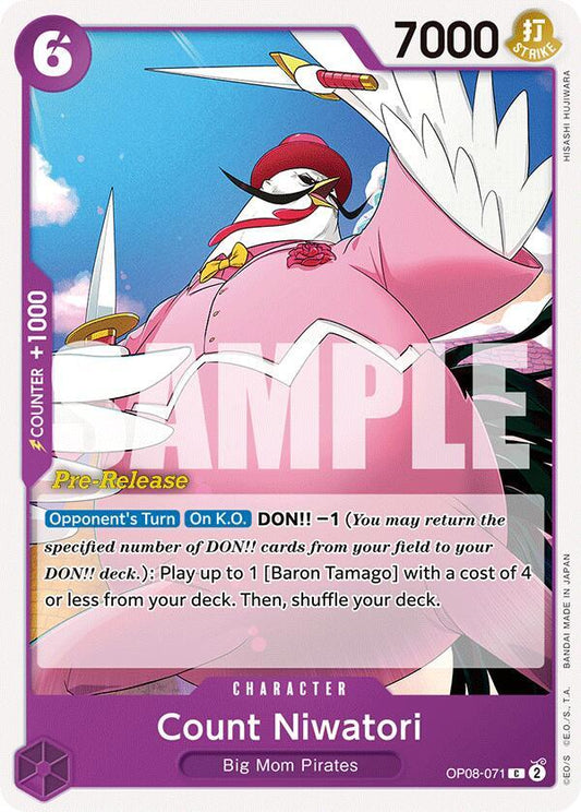 Count Niwatori [OP08-071] OP08 Two Legends - Pre-release Pack