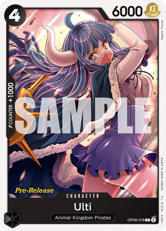 Ulti [OP08-078] OP08 Two Legends - Pre-release Pack