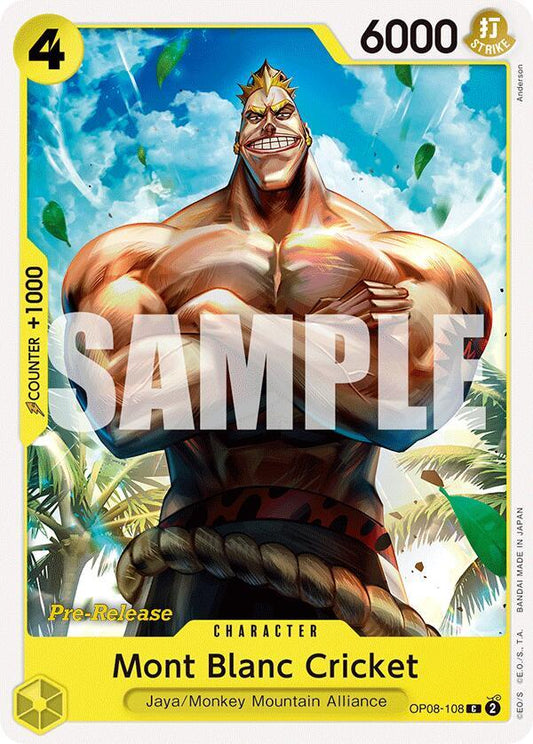 Mont Blanc Cricket [OP08-108] OP08 Two Legends - Pre-release Pack