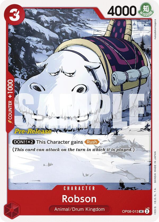 Robson [OP08-013] OP08 Two Legends - Pre-release Pack