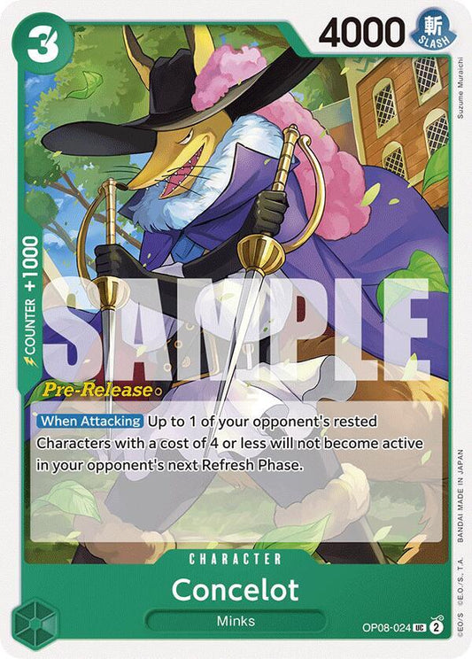 Concelot [OP08-024] OP08 Two Legends - Pre-release Pack