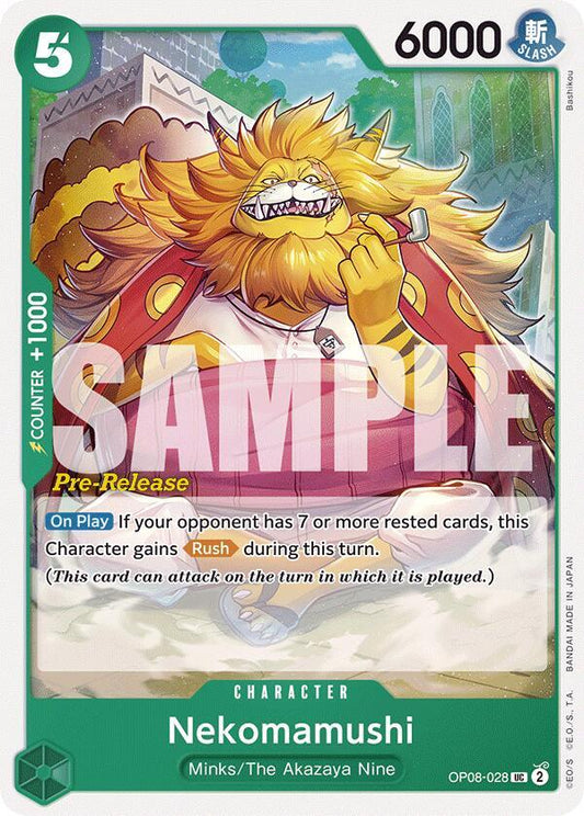 Nekomamushi [OP08-028] OP08 Two Legends - Pre-release Pack