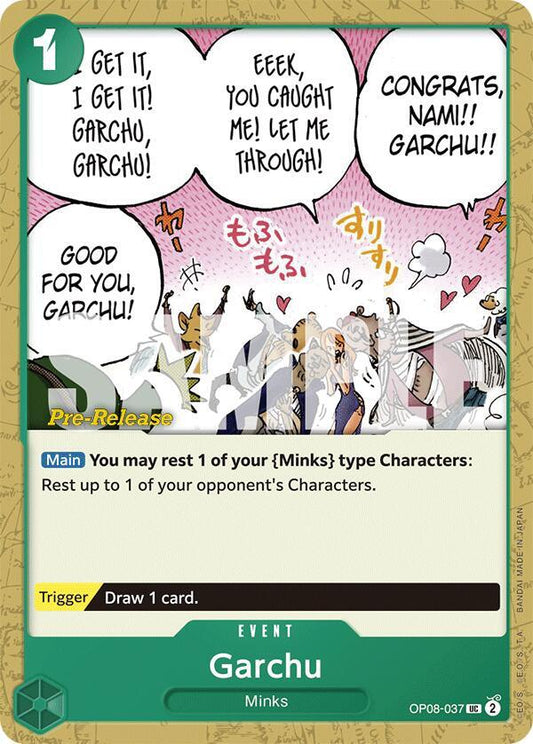 Garchu [OP08-037] OP08 Two Legends - Pre-release Pack