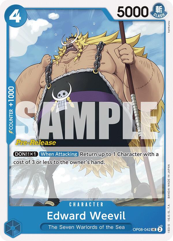 Edward Weevil [OP08-042] OP08 Two Legends - Pre-release Pack