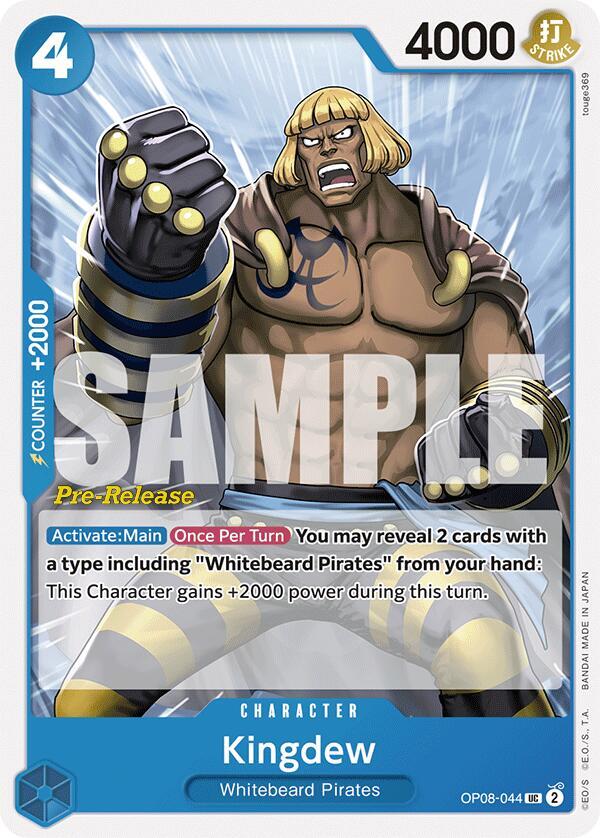 Kingdew [OP08-044] OP08 Two Legends - Pre-release Pack