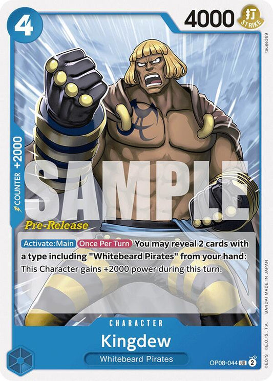 Kingdew [OP08-044] OP08 Two Legends - Pre-release Pack