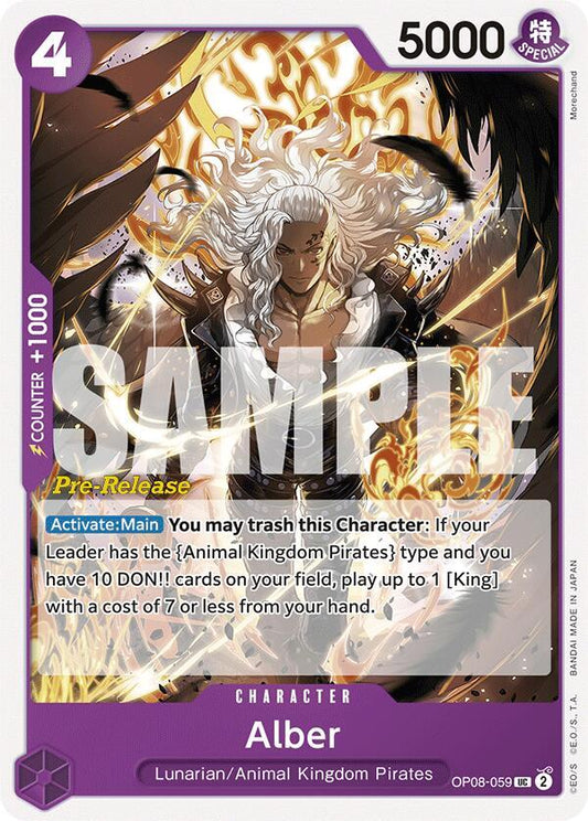 Alber [OP08-059] OP08 Two Legends - Pre-release Pack