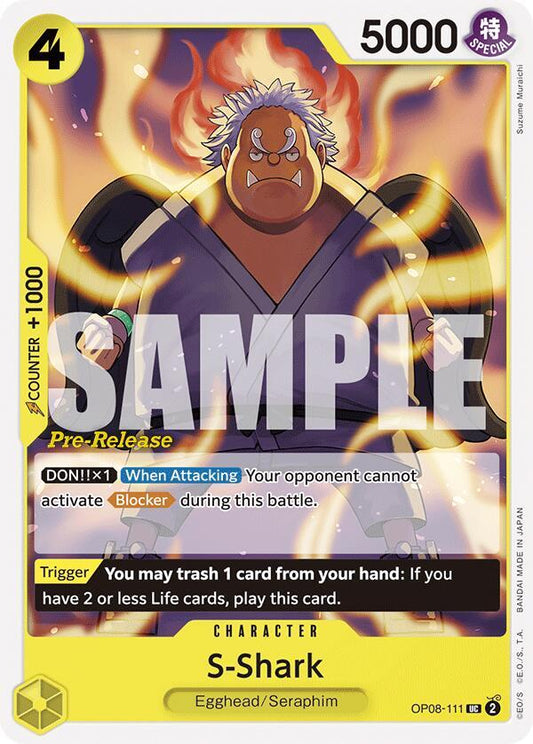 S-Shark [OP08-111] OP08 Two Legends - Pre-release Pack