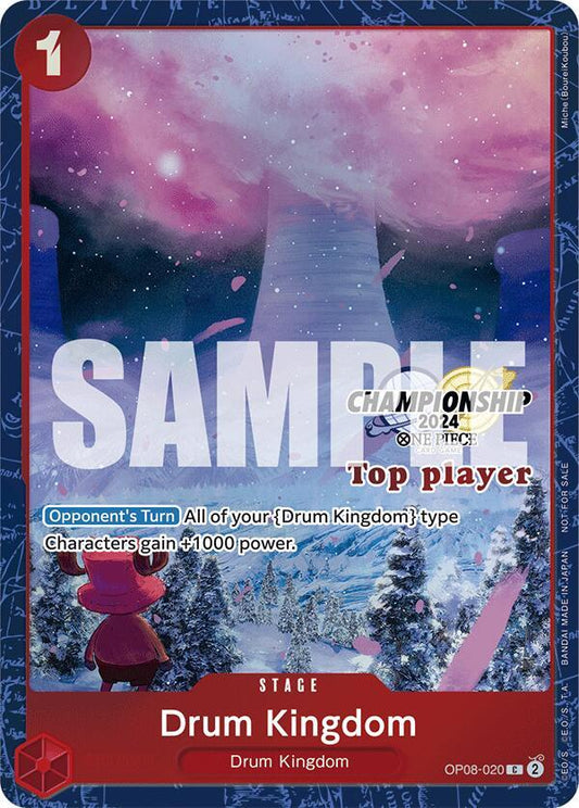 Drum Kingdom [OP08-020] Championship 2024 Top Players Pack Sep-Oct