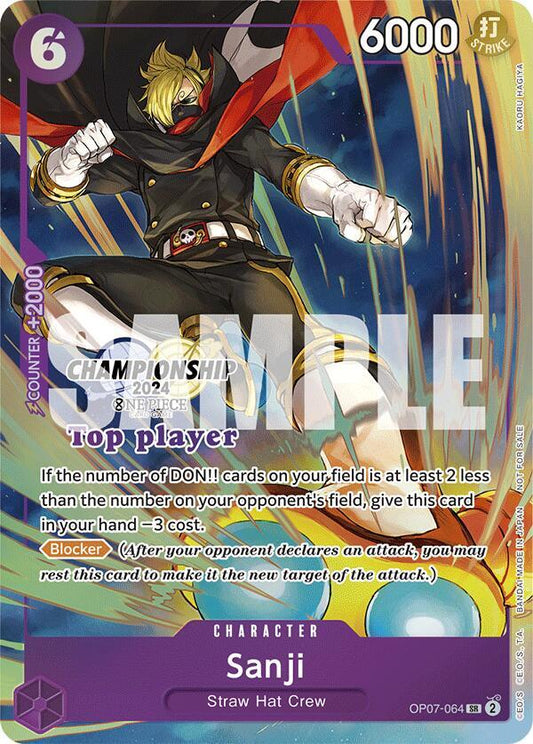 Sanji [OP07-064] Championship 2024 Top Players Pack Sep-Oct