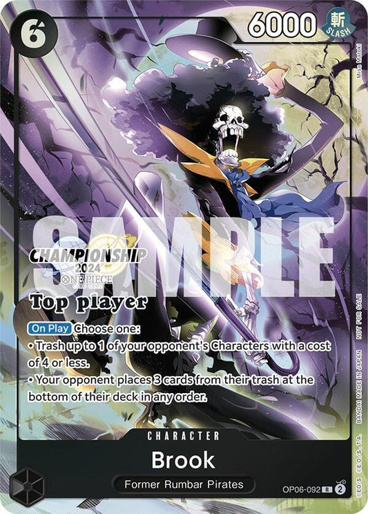 Brook [OP06-092] Championship 2024 Top Players Pack Sep-Oct