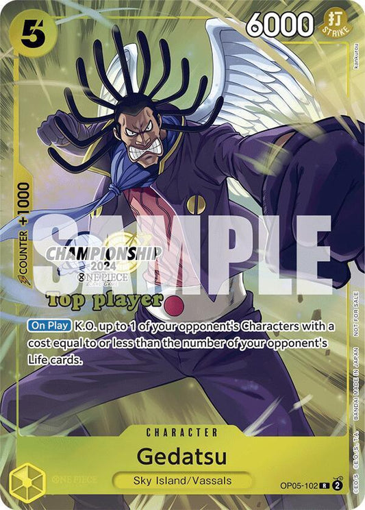 Gedatsu [OP05-102] Championship 2024 Top Players Pack Sep-Oct