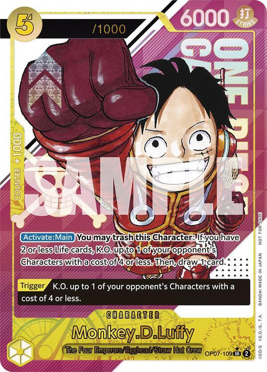 Monkey.D.Luffy [OP07-109] Championship 2024 Event Pack