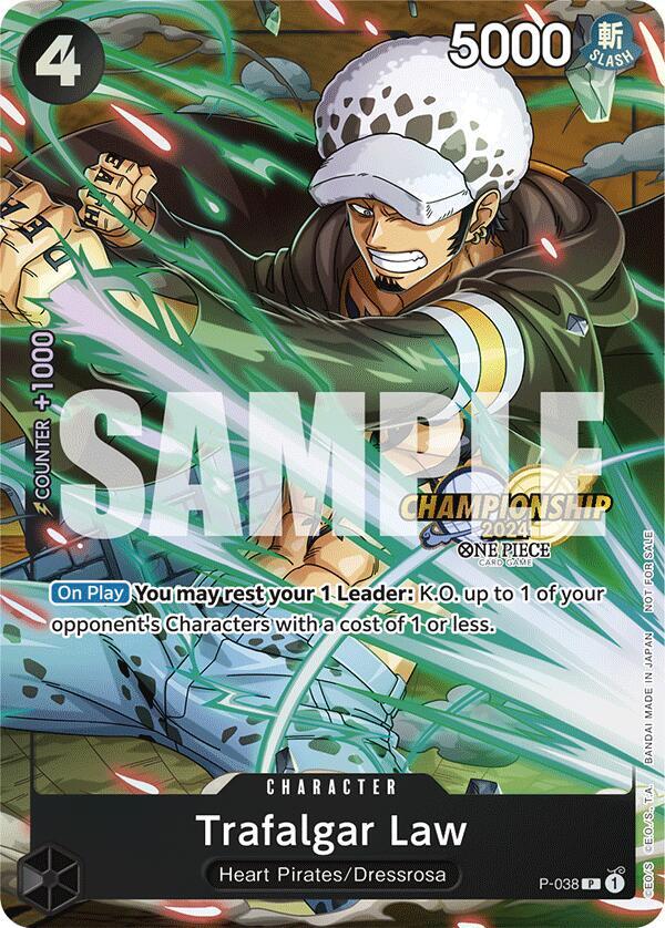 Trafalgar Law [P-038] Championship 2024 Event Pack