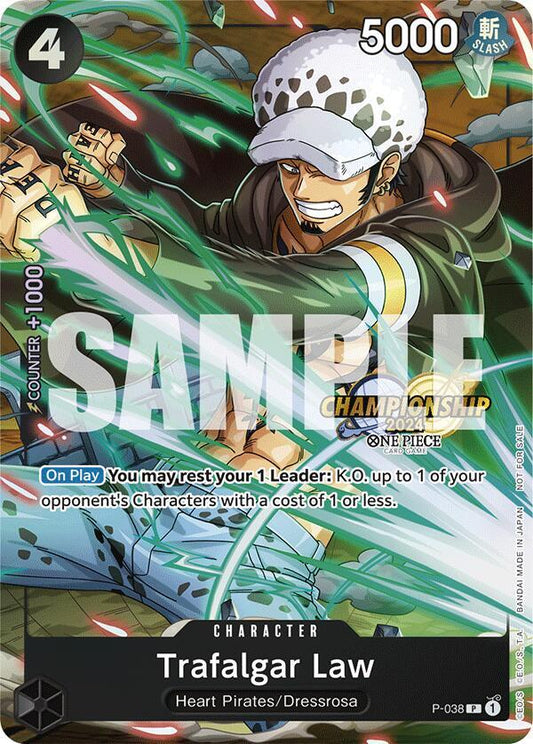 Trafalgar Law [P-038] Championship 2024 Event Pack