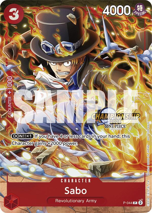 Sabo [P-044] Championship 2024 Event Pack