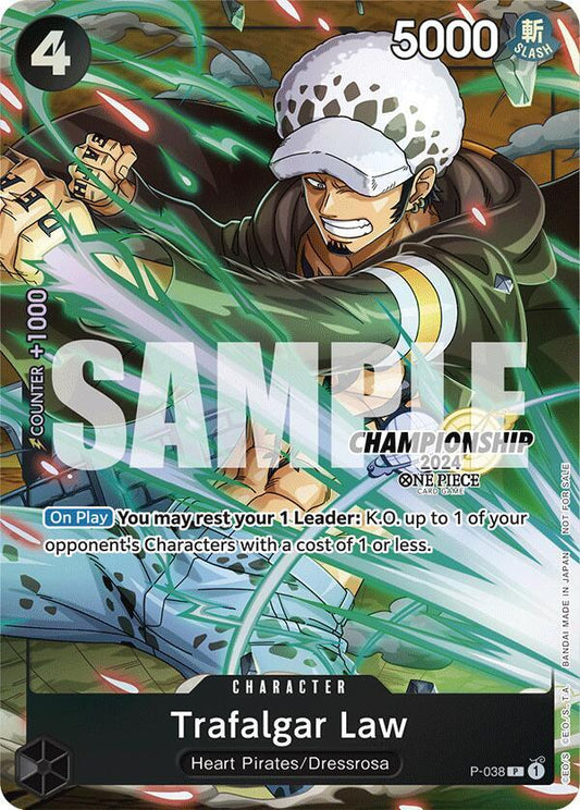 Trafalgar Law [P-038] Championship 2024 Event Pack Finalist