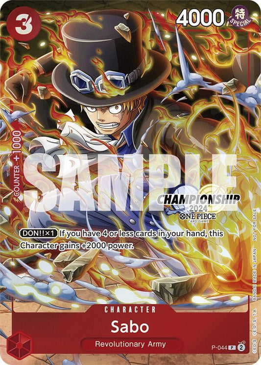 Sabo [P-044] Championship 2024 Event Pack Finalist
