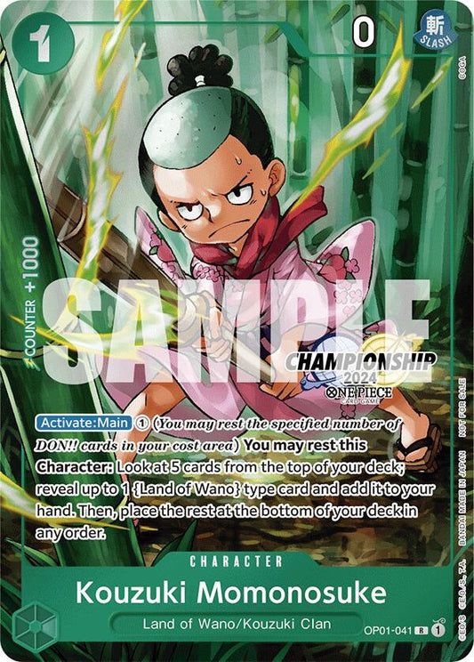 Kouzuki Momonosuke [OP01-041] Championship 2024 Celebration Pack