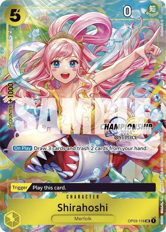 Shirahoshi [OP03-116] Championship 2024 Celebration Pack