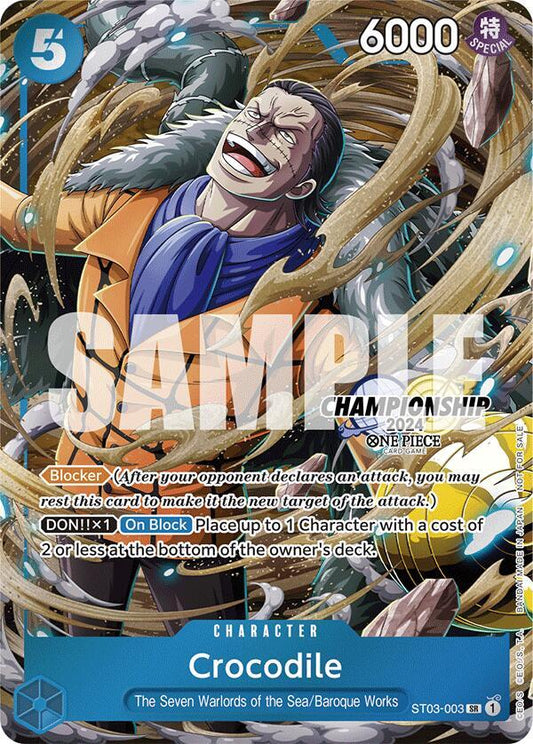 Crocodile [ST03-003] Championship 2024 Celebration Pack