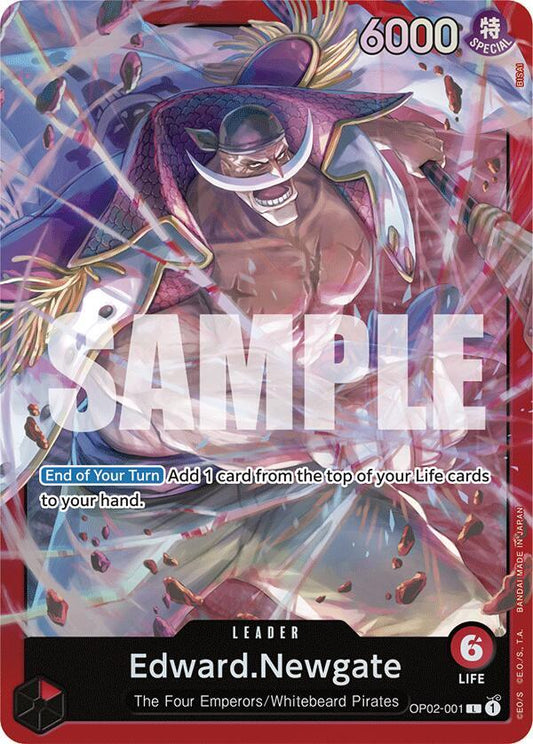 Edward.Newgate [OP02-001] Starter Deck 15 - RED Edward.Newgate