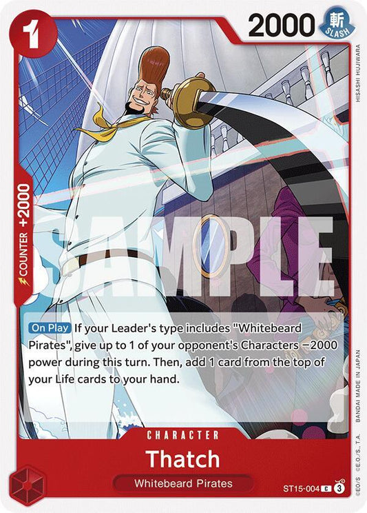 Thatch [ST15-004] Starter Deck 15 - RED Edward.Newgate