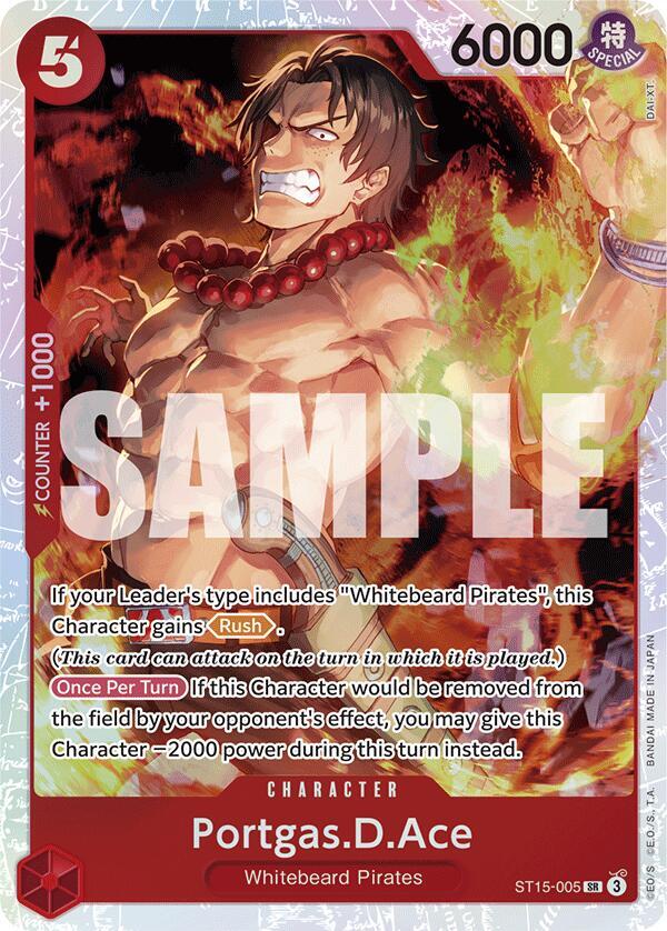 Portgas.D.Ace [ST15-005] Starter Deck 15 - RED Edward.Newgate