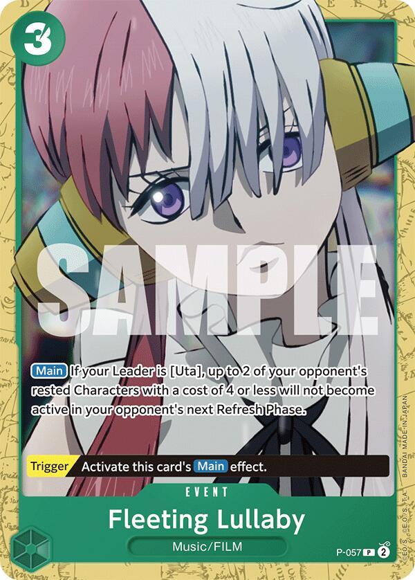 Fleeting Lullaby [P-057] Starter Deck 16 - GREEN Uta
