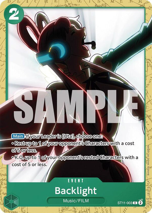 Backlight [ST11-003] Starter Deck 16 - GREEN Uta