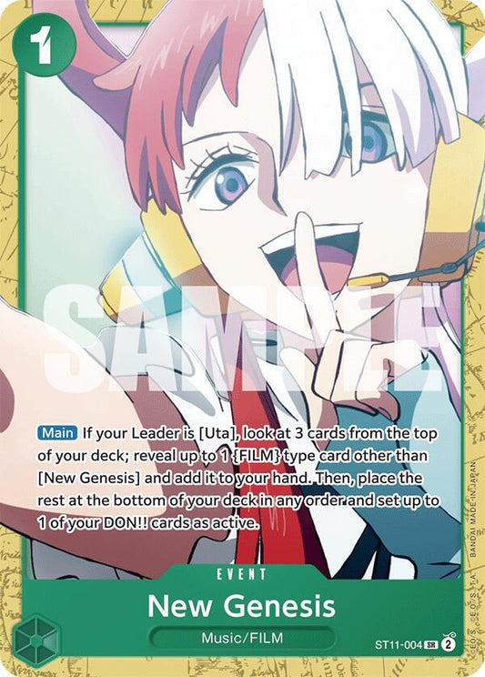 New Genesis [ST11-004] Starter Deck 16 - GREEN Uta