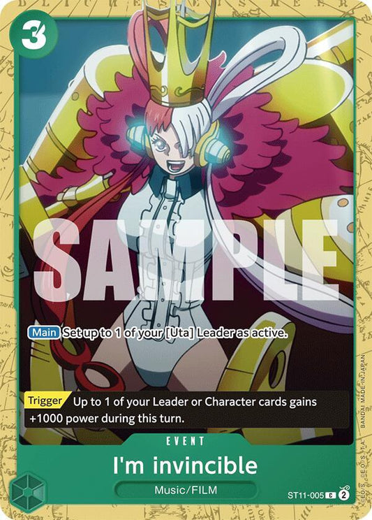 I'm invincible [ST11-005] Starter Deck 16 - GREEN Uta