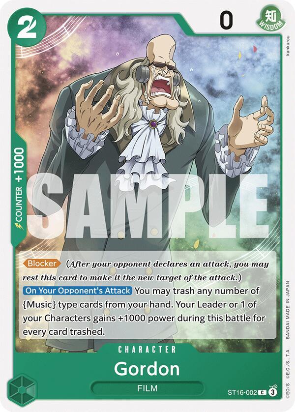 Gordon [ST16-002] Starter Deck 16 - GREEN Uta