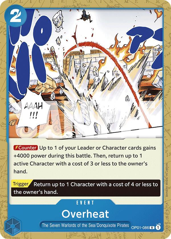Overheat [OP01-086] Starter Deck 17 - BLUE Donquixote Doflamingo