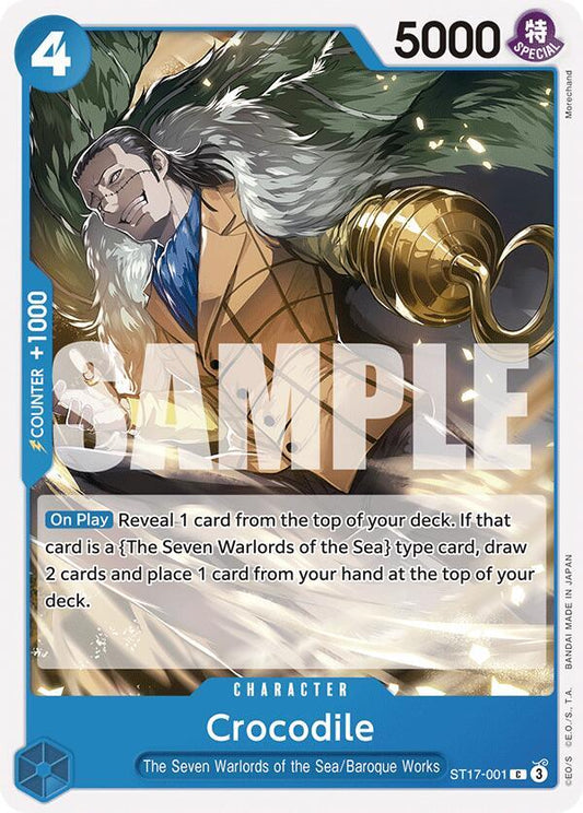 Crocodile [ST17-001] Starter Deck 17 - BLUE Donquixote Doflamingo