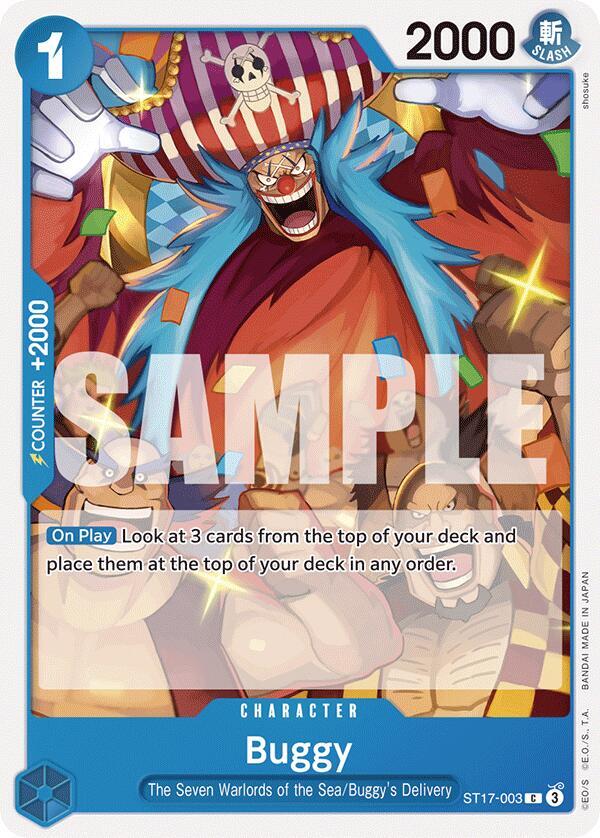 Buggy [ST17-003] Starter Deck 17 - BLUE Donquixote Doflamingo