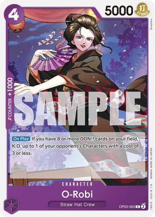 O-Robi [OP05-063] Starter Deck 18 - PURPLE Monkey.D.Luffy