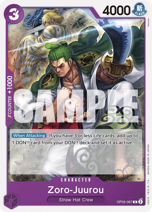 Zoro-Juurou [OP05-067] Starter Deck 18 - PURPLE Monkey.D.Luffy
