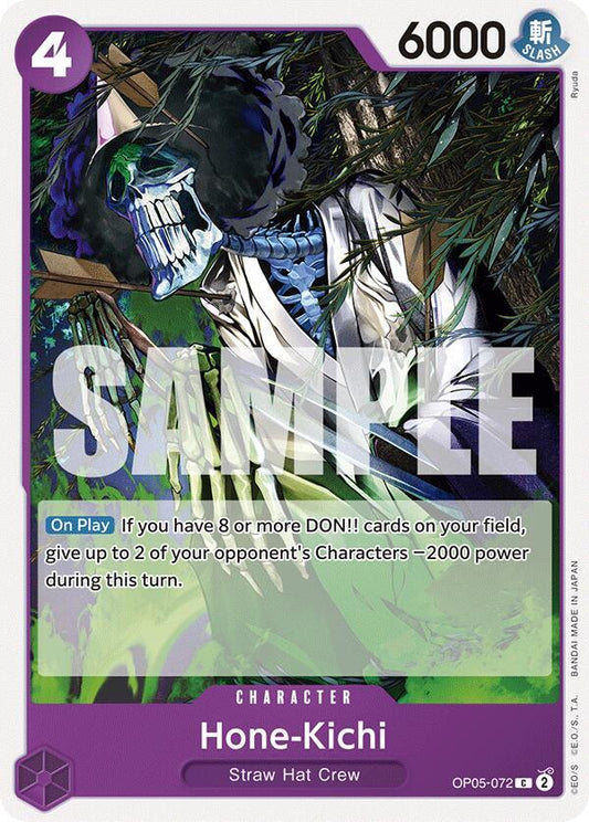 Hone-Kichi [OP05-072] Starter Deck 18 - PURPLE Monkey.D.Luffy