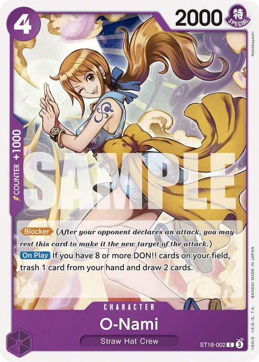 O-Nami [ST18-002] Starter Deck 18 - PURPLE Monkey.D.Luffy