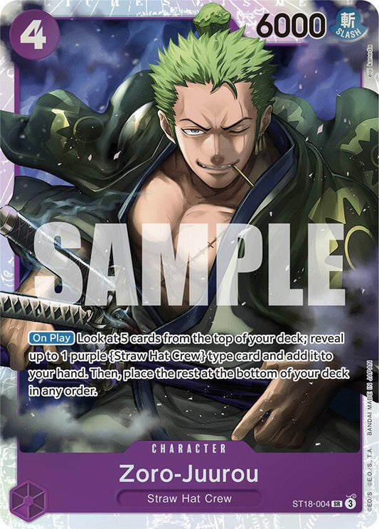 Zoro-Juurou [ST18-004] Starter Deck 18 - PURPLE Monkey.D.Luffy