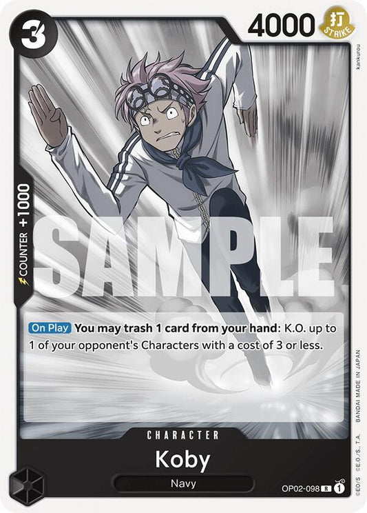Koby [OP02-098] Starter Deck 19 - BLACK Smoker