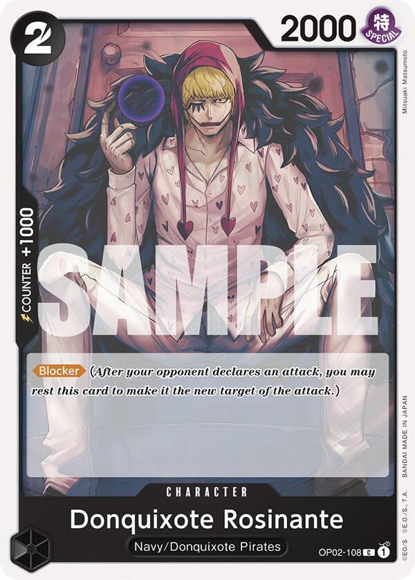 Donquixote Rosinante [OP02-108] Starter Deck 19 - BLACK Smoker